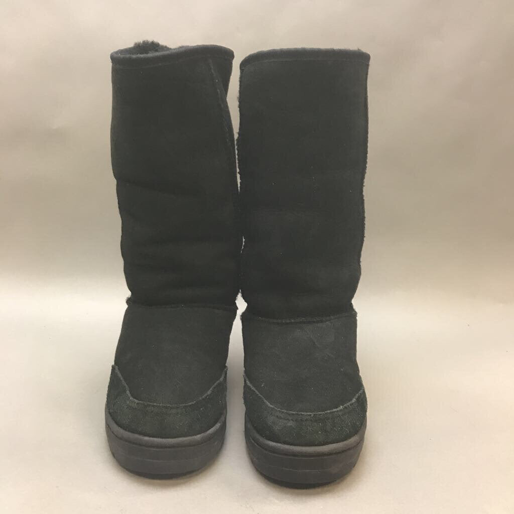 UGG Black Size 6 Ultimate Tall Tasman Braid Sheepskin Boots