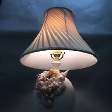 Load image into Gallery viewer, White Sea Shell Embellished Table Lamp (24&quot;)
