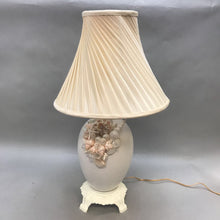 Load image into Gallery viewer, White Sea Shell Embellished Table Lamp (24&quot;)
