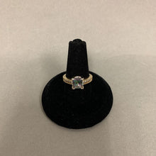 Load image into Gallery viewer, 10K Gold Mystic Topaz Diamond Ring sz 5 (4.2g)
