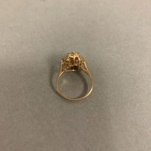 Load image into Gallery viewer, 14K Gold Cubic Zirconia Ring sz 5 (3.1g)
