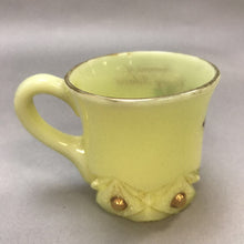Load image into Gallery viewer, Hazel Atlas Custard Uranium Glass Souvenir Coffee Cup Coney Island
