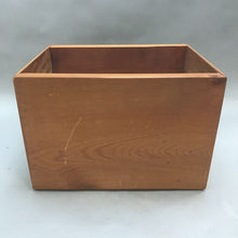 Load image into Gallery viewer, Wood Storage Box - No Lid (13x10x9&quot;)
