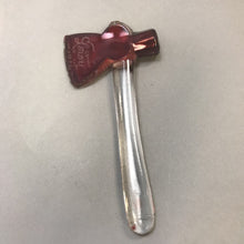 Load image into Gallery viewer, Vintage Ruby Flashed Glass Souvenir Glass Tomahawk Hatchet (6&quot;)
