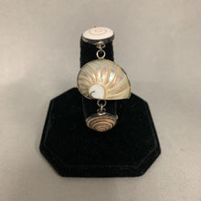 Load image into Gallery viewer, Sterling Ammonite Abalone Shiva Eye Link Bracelet (8&quot;)
