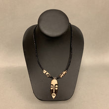 Load image into Gallery viewer, Vintage Handmade African Bone Mask Necklace
