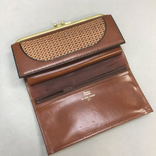 Load image into Gallery viewer, Vintage Princess Gardner Brown Leather Wallet (7&quot;)
