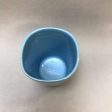 Load image into Gallery viewer, Frankoma Lazy Bones Blue Juice Tumbler (~3.5&quot;) (5 Available)
