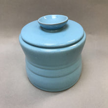 Load image into Gallery viewer, Frankoma Lazy Bones Blue Biscuit Jar (5&quot;)
