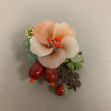 Load image into Gallery viewer, Joli Jewelry Flower Mosaic Brooch Pin New &amp; Vintage Components (3&quot;)
