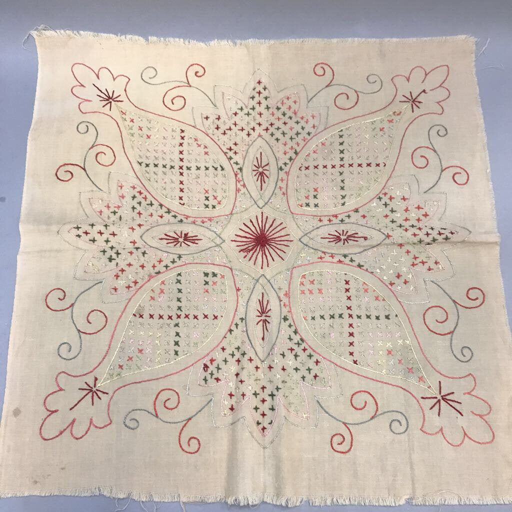 Vintage Sampler Cloth (20x20)