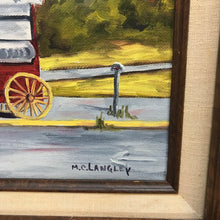 Load image into Gallery viewer, Mamie Clement Langley Ottawa IL Popcorn Wagon Painting (16x18)
