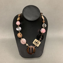 Load image into Gallery viewer, Theresa Goodall Buttons Shell &amp; Resin Beaded Necklace (24&quot;)
