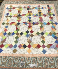 Load image into Gallery viewer, Handmade Downton Abby Quilt (52x52)(As Is)
