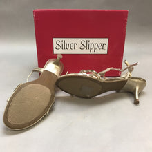 Load image into Gallery viewer, New Silver Slipper Gold High Heels (8)
