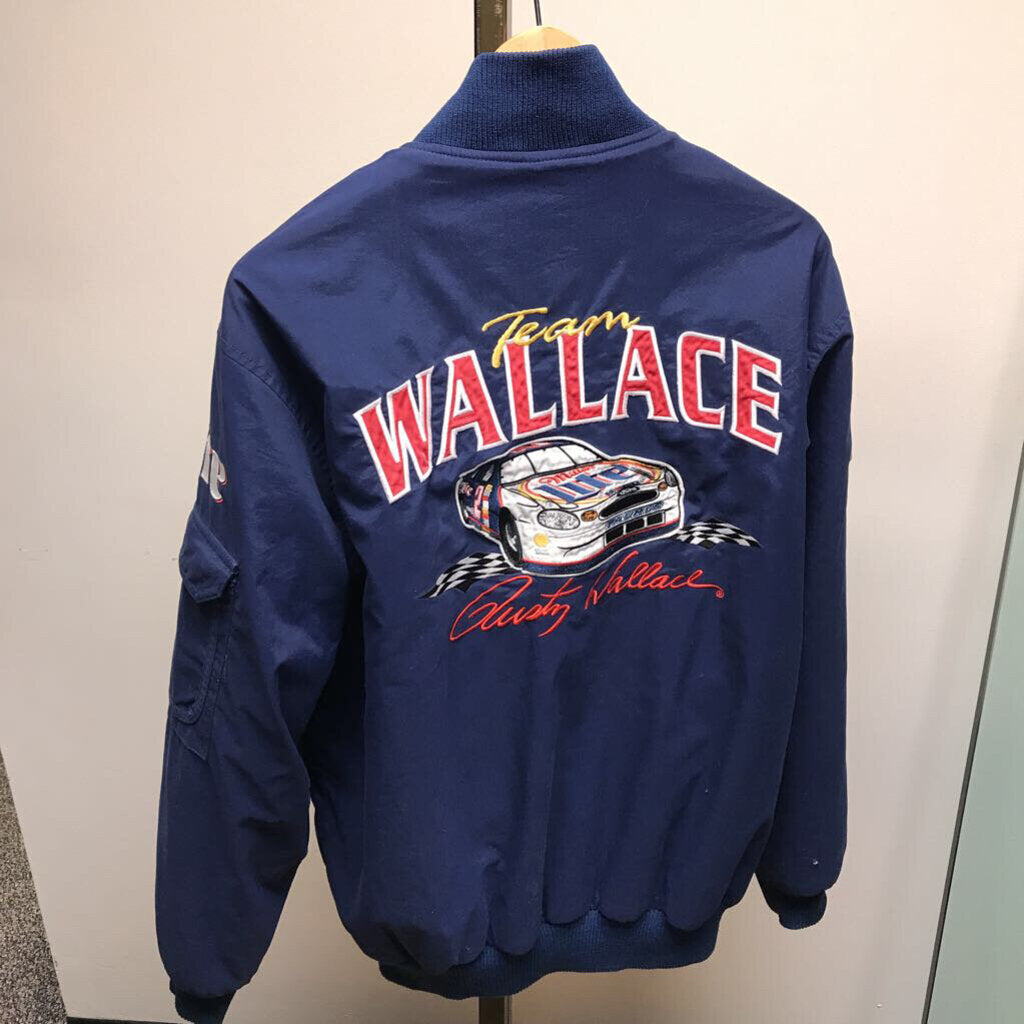 Chase Authentics Rusty Wallace Nascar Jacket Size M Main Street