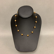 Load image into Gallery viewer, Mikassa Gold Pearl Station Necklace (19&quot;)
