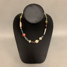 Load image into Gallery viewer, Multicolor Swarovski Crystal Bead Freshwater Pearl Necklace (17&quot;)
