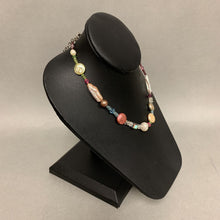 Load image into Gallery viewer, Multicolor Swarovski Crystal Bead Freshwater Pearl Necklace (17&quot;)
