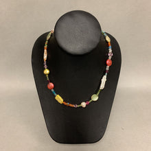 Load image into Gallery viewer, Multicolor Swarovski Crystal Bead Freshwater Pearl Necklace (17&quot;)
