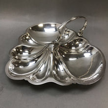 Load image into Gallery viewer, Silverplate Divided Bonbon Dish (~4x10.5x10)
